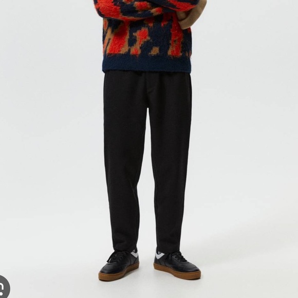 Jogger waist flannel pants - Picture 2 of 3